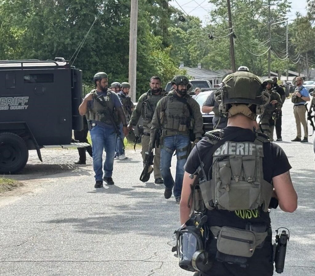 The Richmond County SWAT Team responded to a barricaded suspect. Photo courtesy Richmond County Sheriff's Office