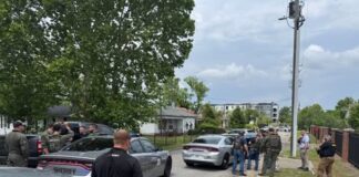 The Richmond County SWAT Team responded to a barricaded suspect on Hunter Street on Thursday, April 24. Photo courtesy Richmond County Sheriff's Office